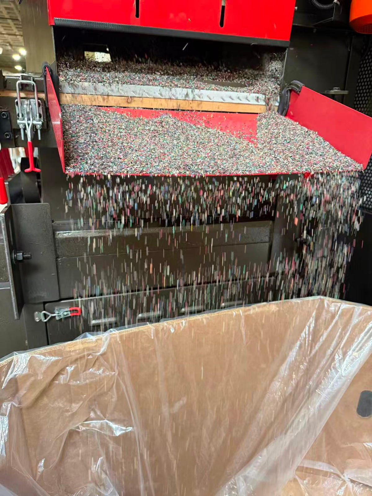 CopperMine CT-630 insulation output from copper wire recycling and separation system
