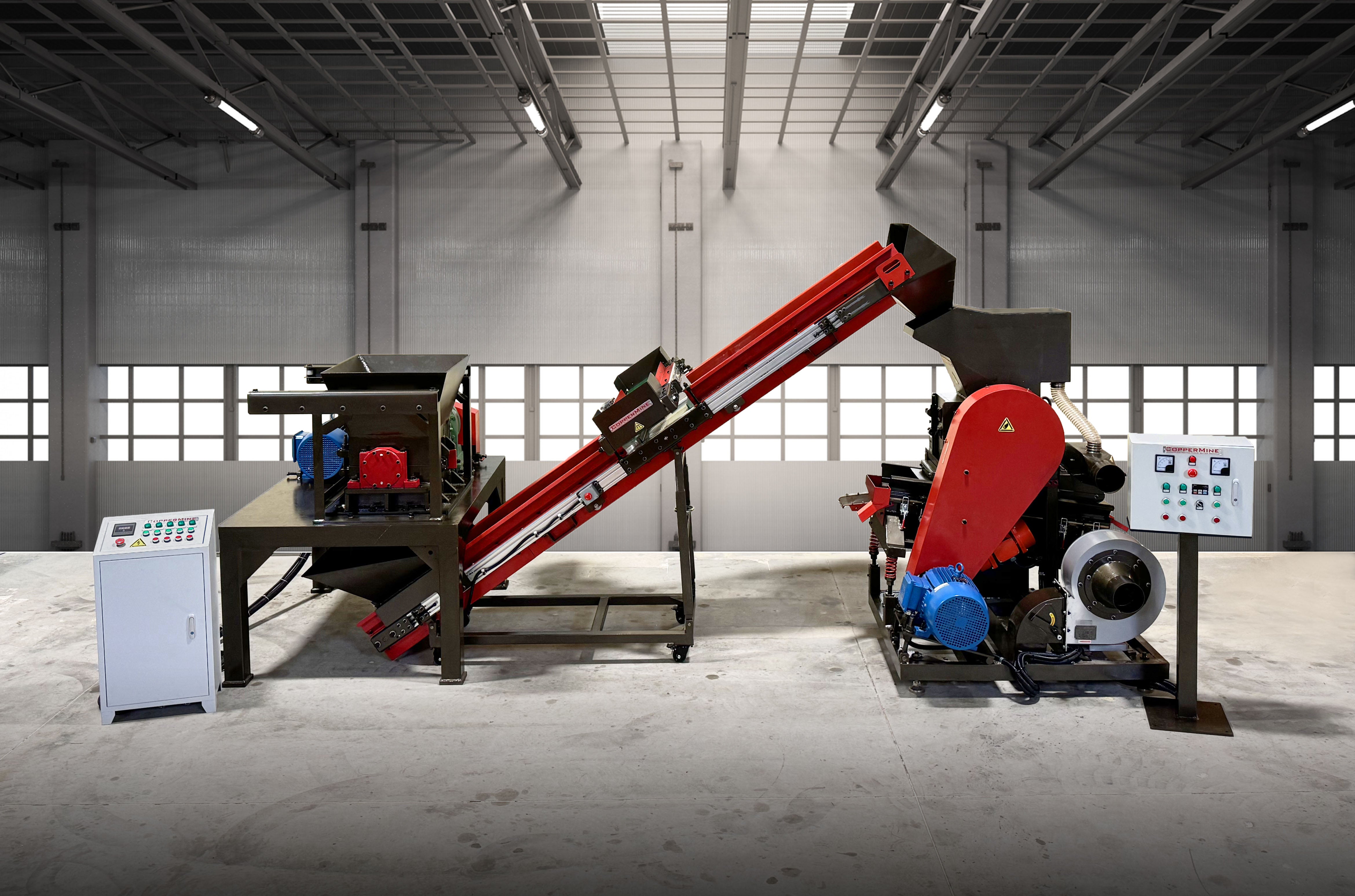 CopperMine | Industrial Copper Wire Granulators, Shredders, and Choppers