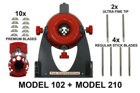 Manual Pull Copper Wire Stripping Machine Combo