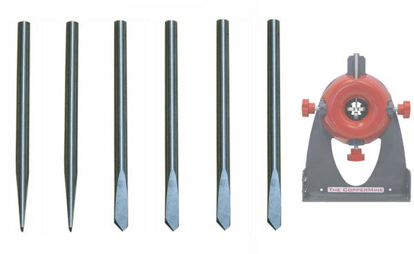 6 Regular Tip Replacement Blades for CopperMine Model 210